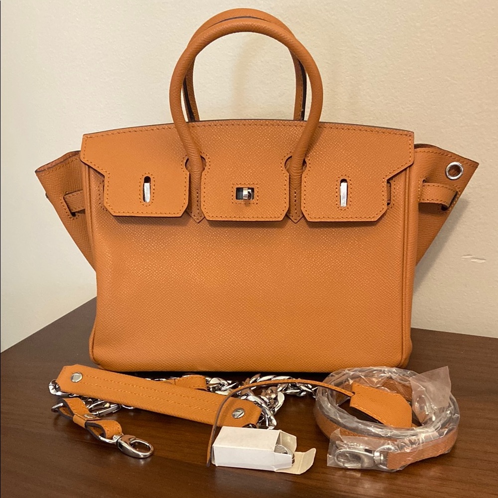 House of Hello Small Bag in Tan Leather